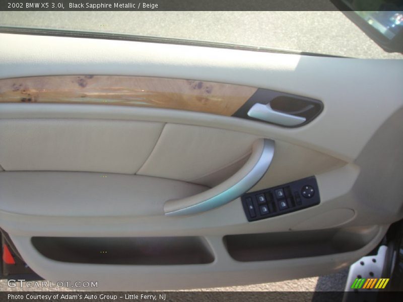 Black Sapphire Metallic / Beige 2002 BMW X5 3.0i