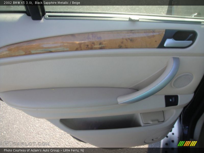 Black Sapphire Metallic / Beige 2002 BMW X5 3.0i