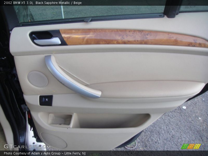 Black Sapphire Metallic / Beige 2002 BMW X5 3.0i