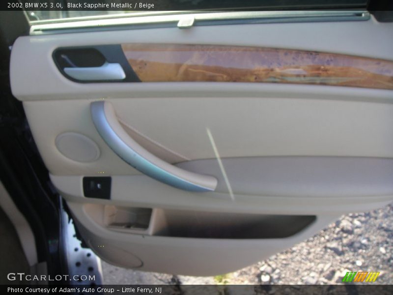 Black Sapphire Metallic / Beige 2002 BMW X5 3.0i