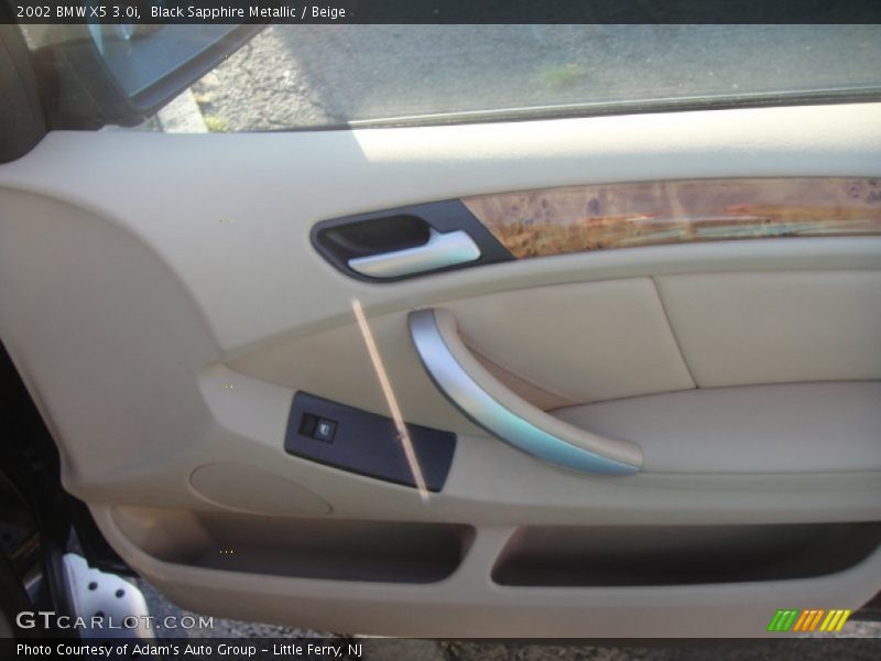 Black Sapphire Metallic / Beige 2002 BMW X5 3.0i