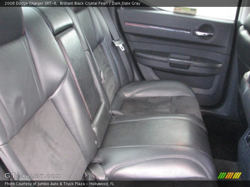Brilliant Black Crystal Pearl / Dark Slate Gray 2008 Dodge Charger SRT-8