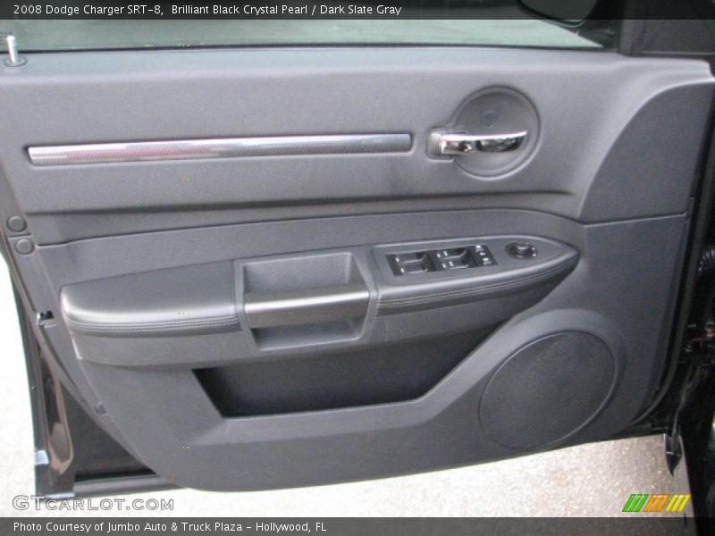 Brilliant Black Crystal Pearl / Dark Slate Gray 2008 Dodge Charger SRT-8