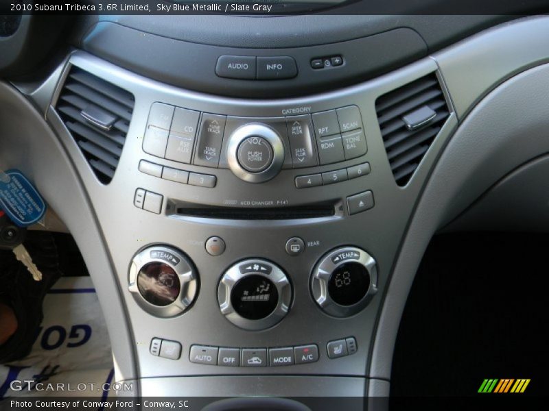Controls of 2010 Tribeca 3.6R Limited