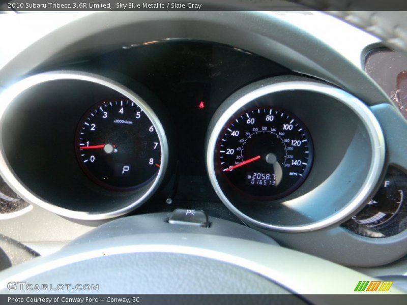  2010 Tribeca 3.6R Limited 3.6R Limited Gauges