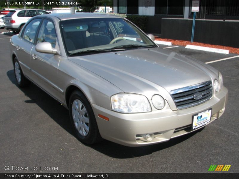 Cream Gold / Beige 2005 Kia Optima LX