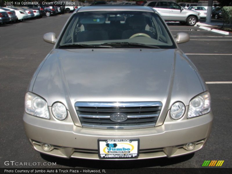 Cream Gold / Beige 2005 Kia Optima LX