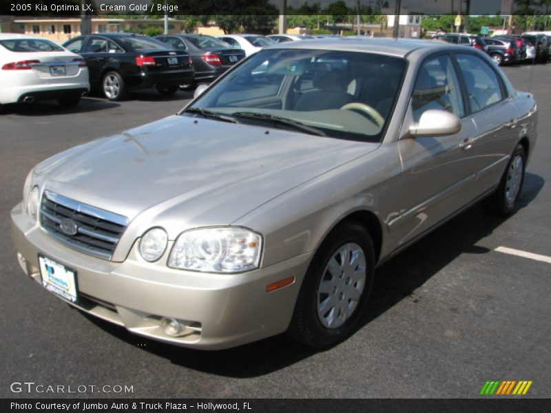Cream Gold / Beige 2005 Kia Optima LX