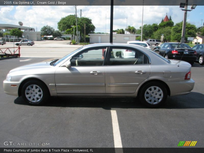 Cream Gold / Beige 2005 Kia Optima LX