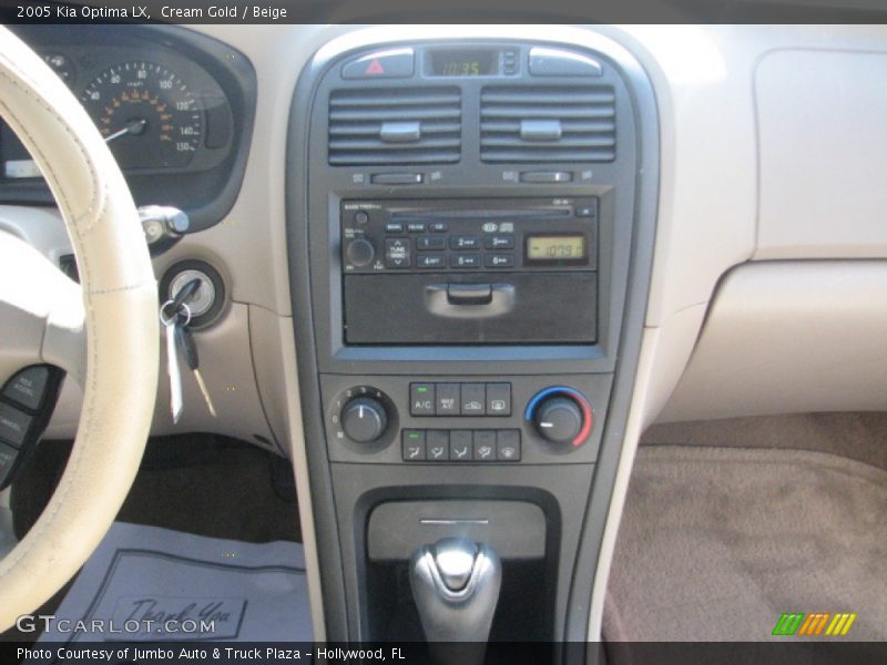 Cream Gold / Beige 2005 Kia Optima LX