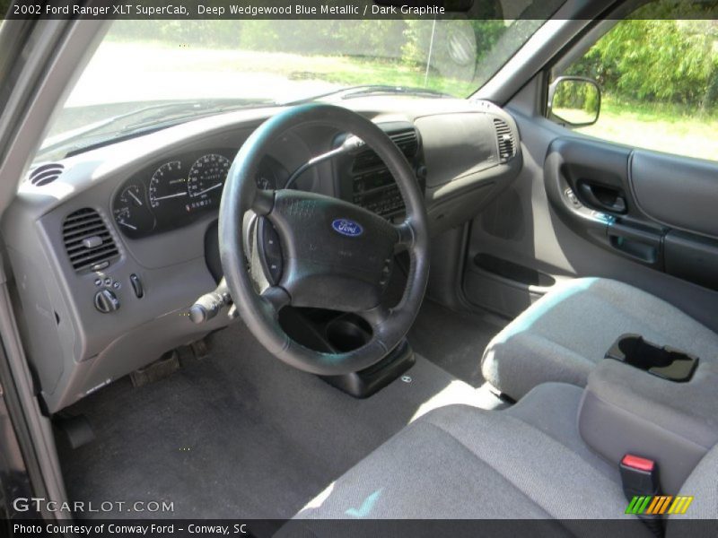 Dark Graphite Interior - 2002 Ranger XLT SuperCab 