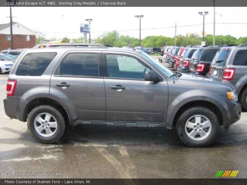 Sterling Gray Metallic / Charcoal Black 2012 Ford Escape XLT 4WD
