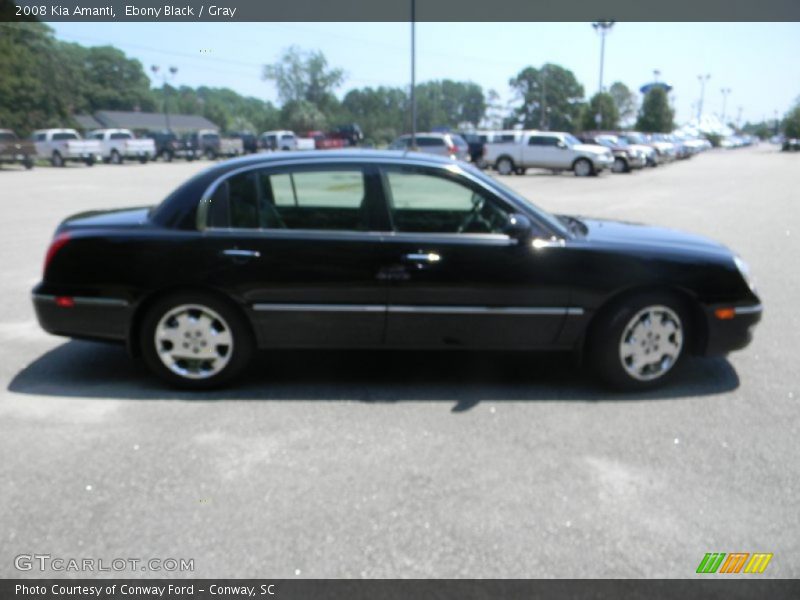 Ebony Black / Gray 2008 Kia Amanti