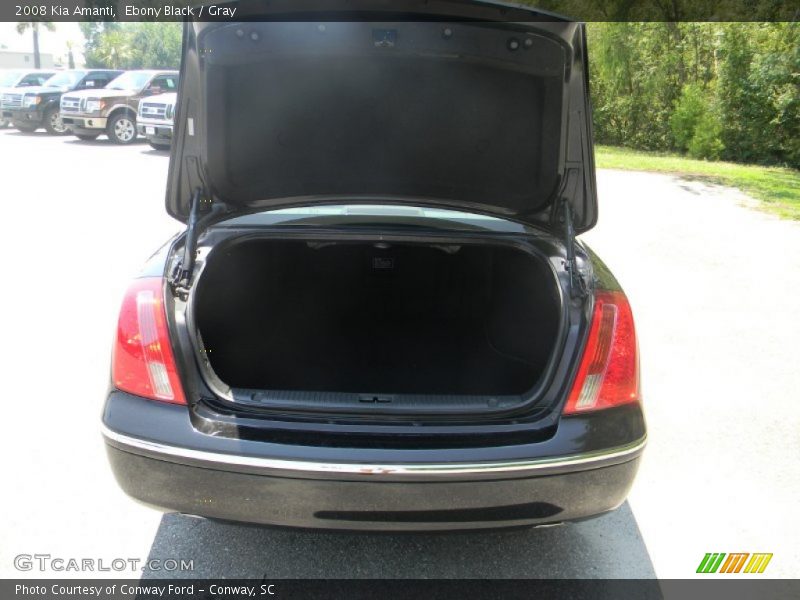 Ebony Black / Gray 2008 Kia Amanti