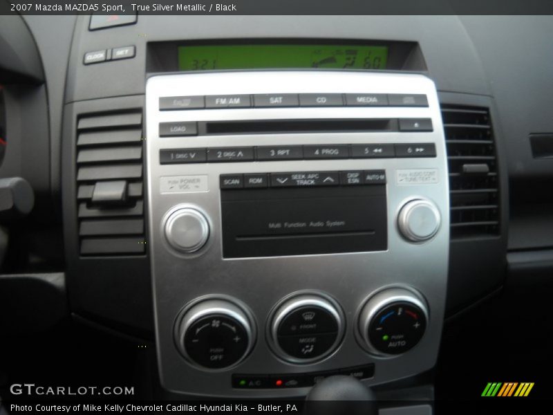 True Silver Metallic / Black 2007 Mazda MAZDA5 Sport