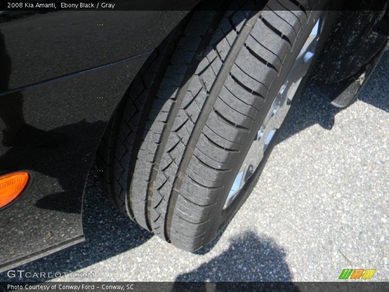 Ebony Black / Gray 2008 Kia Amanti