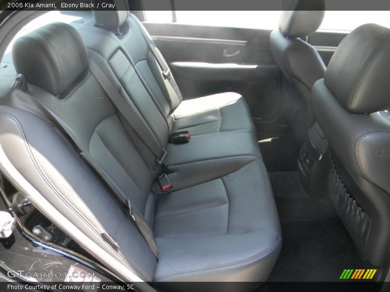 Ebony Black / Gray 2008 Kia Amanti