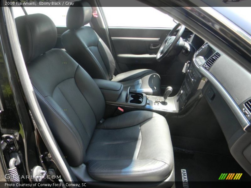 Ebony Black / Gray 2008 Kia Amanti
