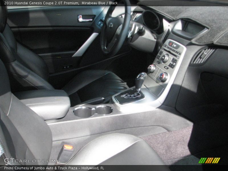 Mirabeau Blue / Black 2010 Hyundai Genesis Coupe 2.0T Premium