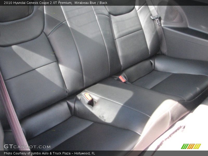 Mirabeau Blue / Black 2010 Hyundai Genesis Coupe 2.0T Premium