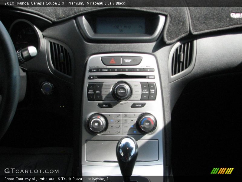 Mirabeau Blue / Black 2010 Hyundai Genesis Coupe 2.0T Premium
