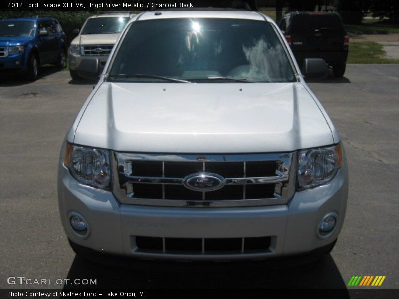 Ingot Silver Metallic / Charcoal Black 2012 Ford Escape XLT V6