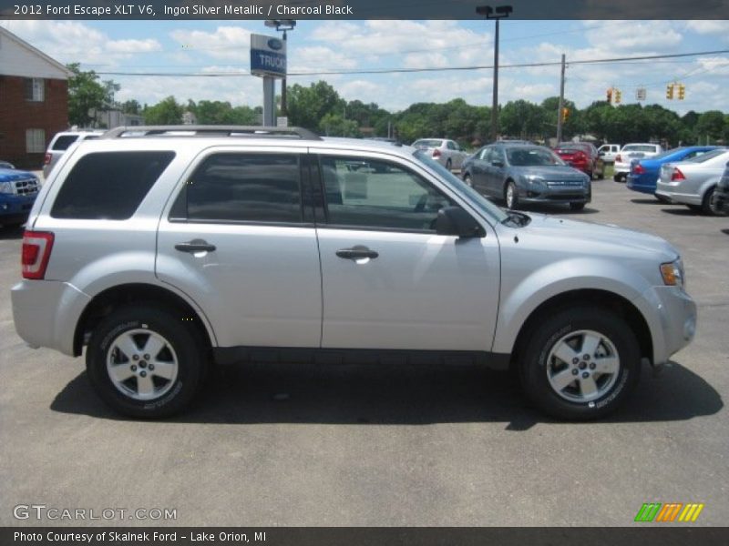 Ingot Silver Metallic / Charcoal Black 2012 Ford Escape XLT V6