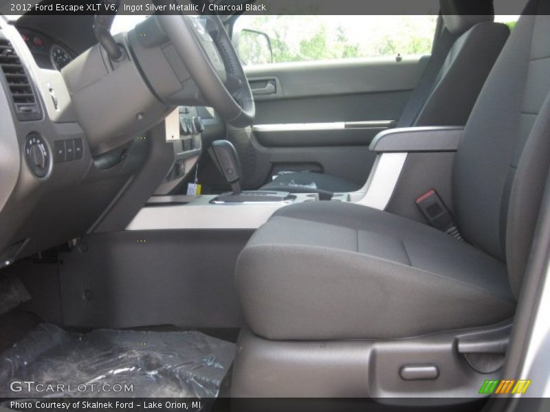 Ingot Silver Metallic / Charcoal Black 2012 Ford Escape XLT V6