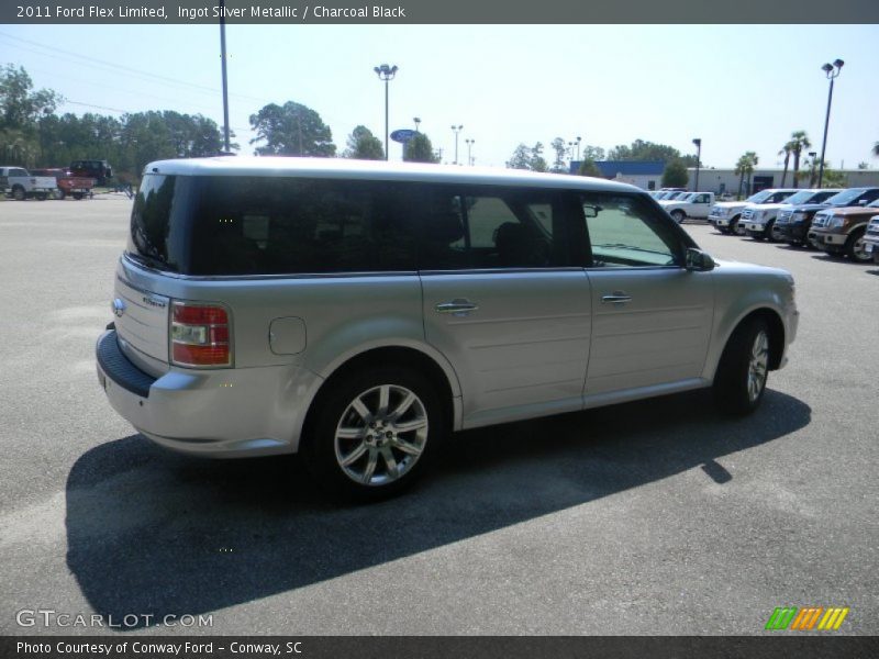 Ingot Silver Metallic / Charcoal Black 2011 Ford Flex Limited