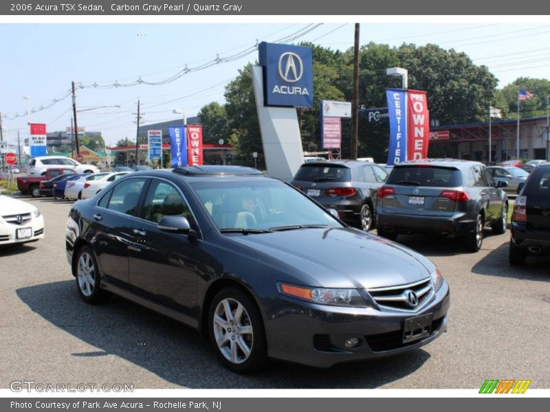 Carbon Gray Pearl / Quartz Gray 2006 Acura TSX Sedan