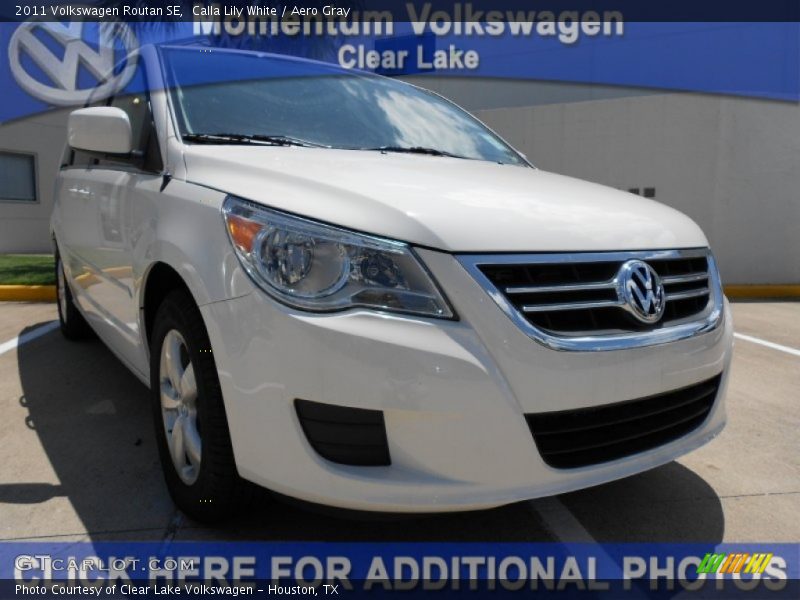 Calla Lily White / Aero Gray 2011 Volkswagen Routan SE