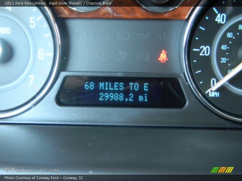 Ingot Silver Metallic / Charcoal Black 2011 Ford Flex Limited