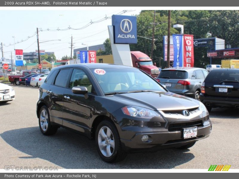 Polished Metal Metallic / Taupe 2009 Acura RDX SH-AWD