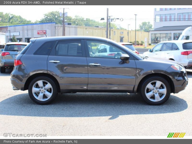 Polished Metal Metallic / Taupe 2009 Acura RDX SH-AWD