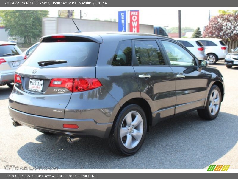 Polished Metal Metallic / Taupe 2009 Acura RDX SH-AWD