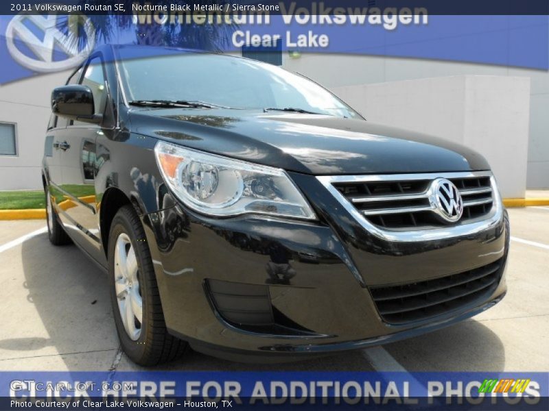 Nocturne Black Metallic / Sierra Stone 2011 Volkswagen Routan SE