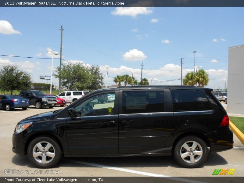 Nocturne Black Metallic / Sierra Stone 2011 Volkswagen Routan SE