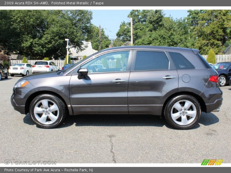 Polished Metal Metallic / Taupe 2009 Acura RDX SH-AWD