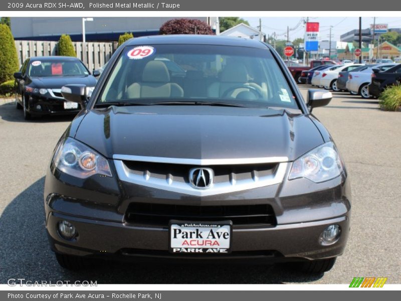 Polished Metal Metallic / Taupe 2009 Acura RDX SH-AWD