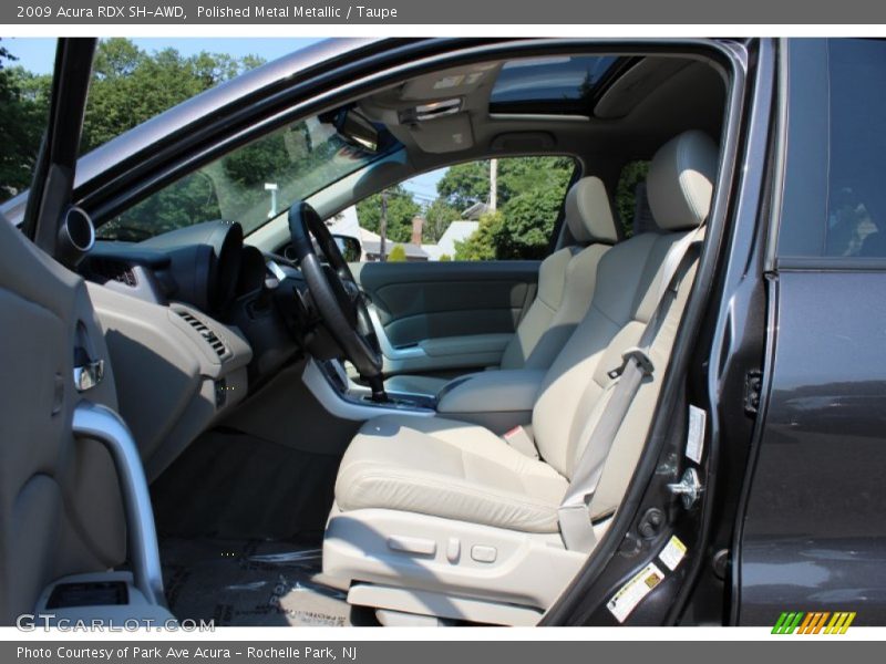 Polished Metal Metallic / Taupe 2009 Acura RDX SH-AWD