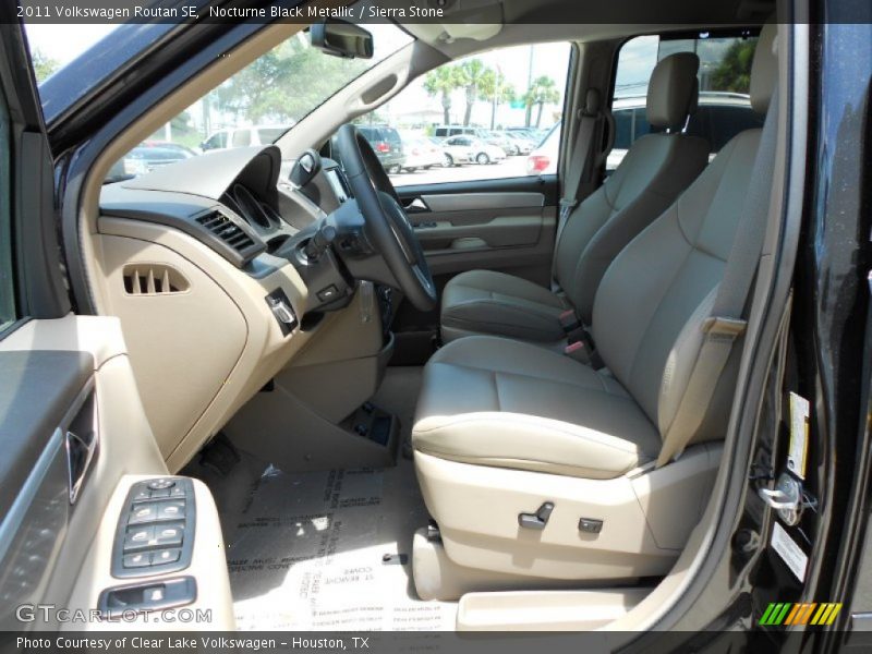 Nocturne Black Metallic / Sierra Stone 2011 Volkswagen Routan SE