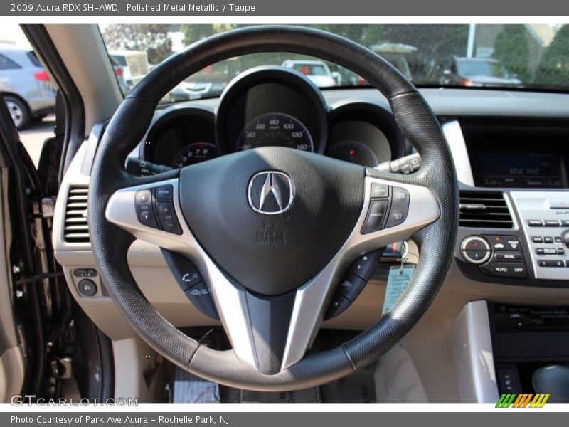 Polished Metal Metallic / Taupe 2009 Acura RDX SH-AWD