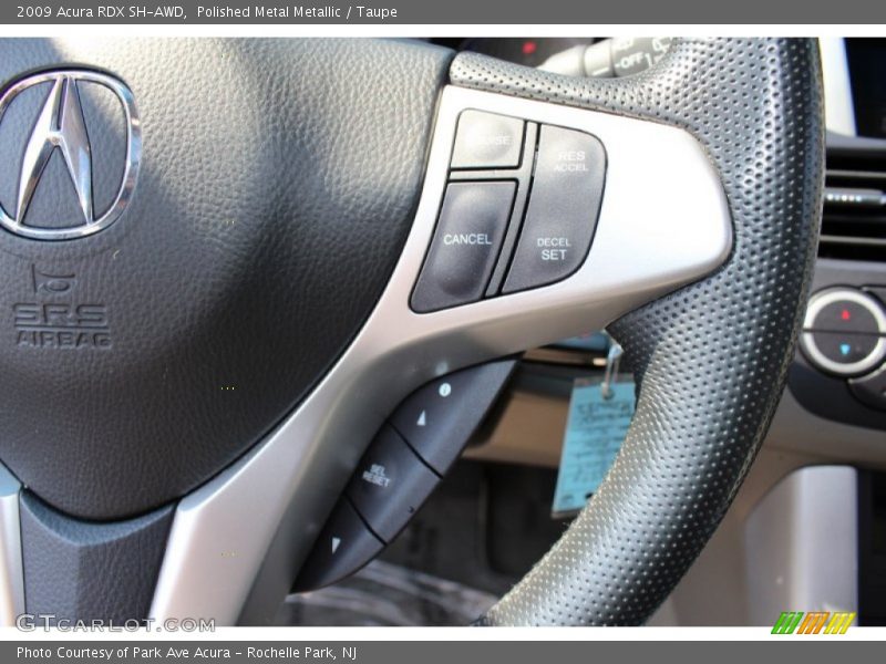Polished Metal Metallic / Taupe 2009 Acura RDX SH-AWD