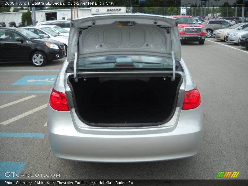 QuickSilver Metallic / Gray 2008 Hyundai Elantra GLS Sedan