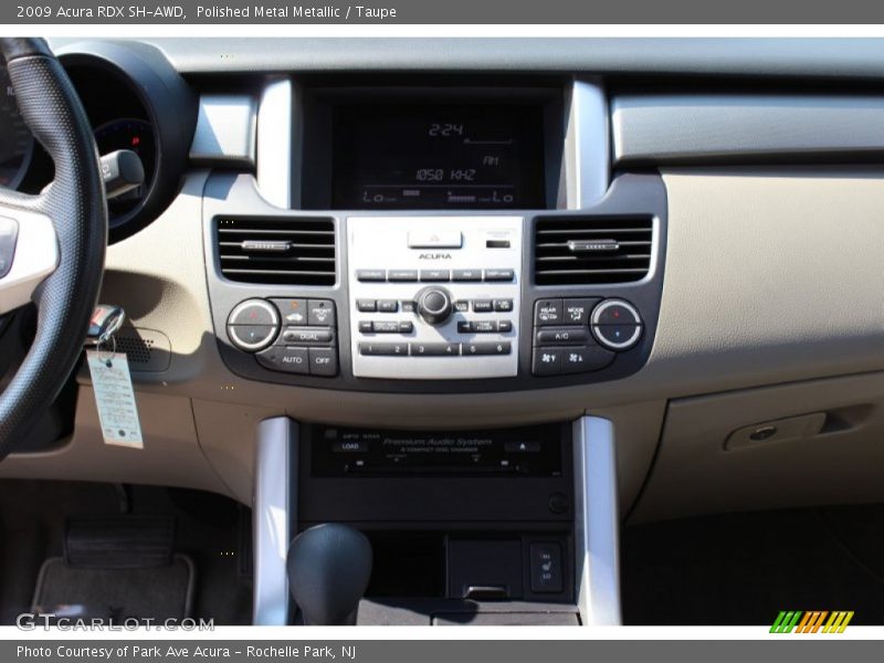 Polished Metal Metallic / Taupe 2009 Acura RDX SH-AWD