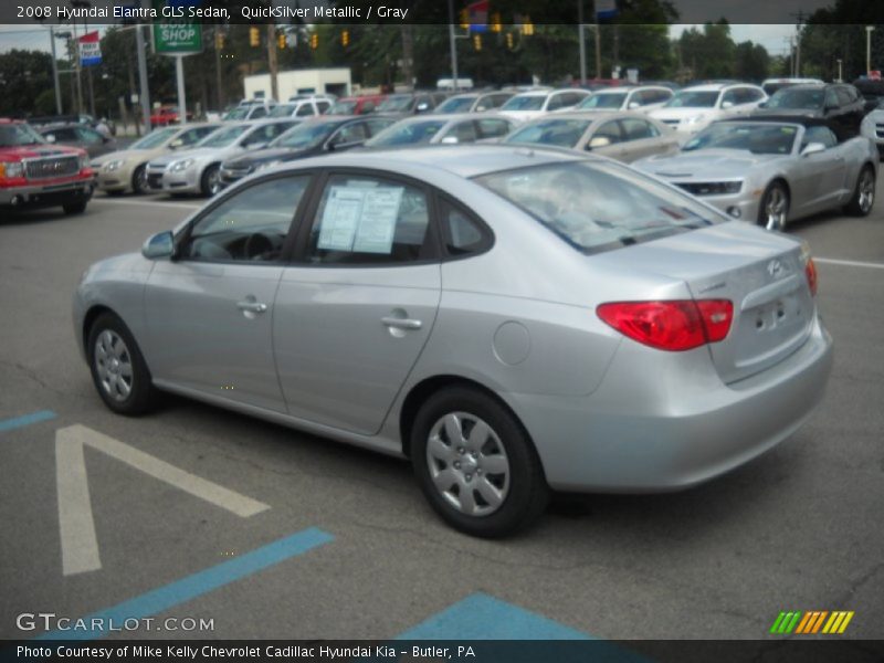 QuickSilver Metallic / Gray 2008 Hyundai Elantra GLS Sedan