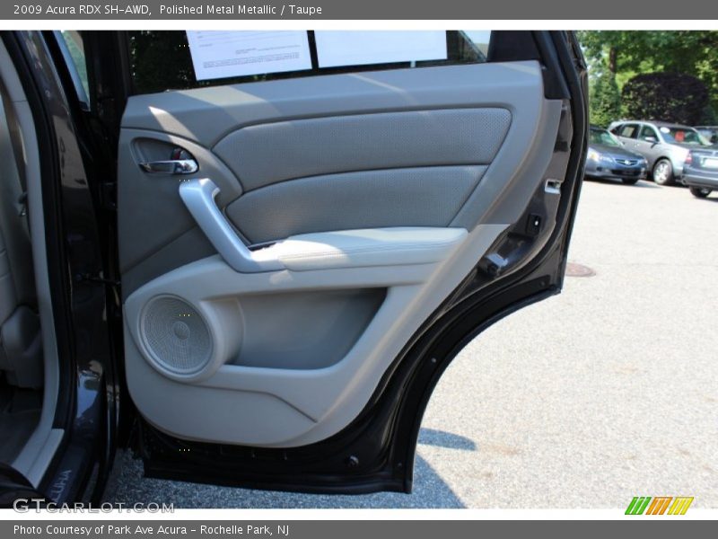 Polished Metal Metallic / Taupe 2009 Acura RDX SH-AWD