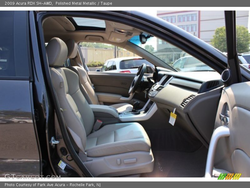 Polished Metal Metallic / Taupe 2009 Acura RDX SH-AWD