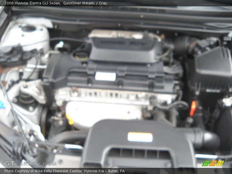 QuickSilver Metallic / Gray 2008 Hyundai Elantra GLS Sedan