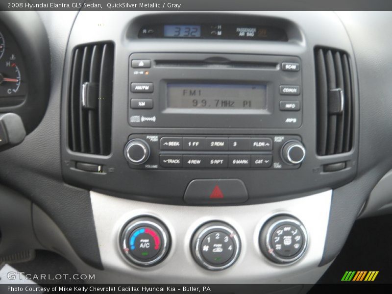 QuickSilver Metallic / Gray 2008 Hyundai Elantra GLS Sedan